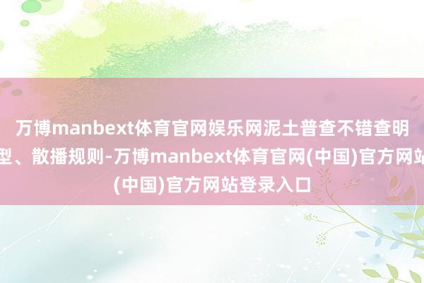 万博manbext体育官网娱乐网泥土普查不错查明泥土的类型、散播规则-万博manbext体育官网(中国)官方网站登录入口